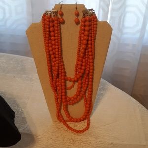 Orange necklace